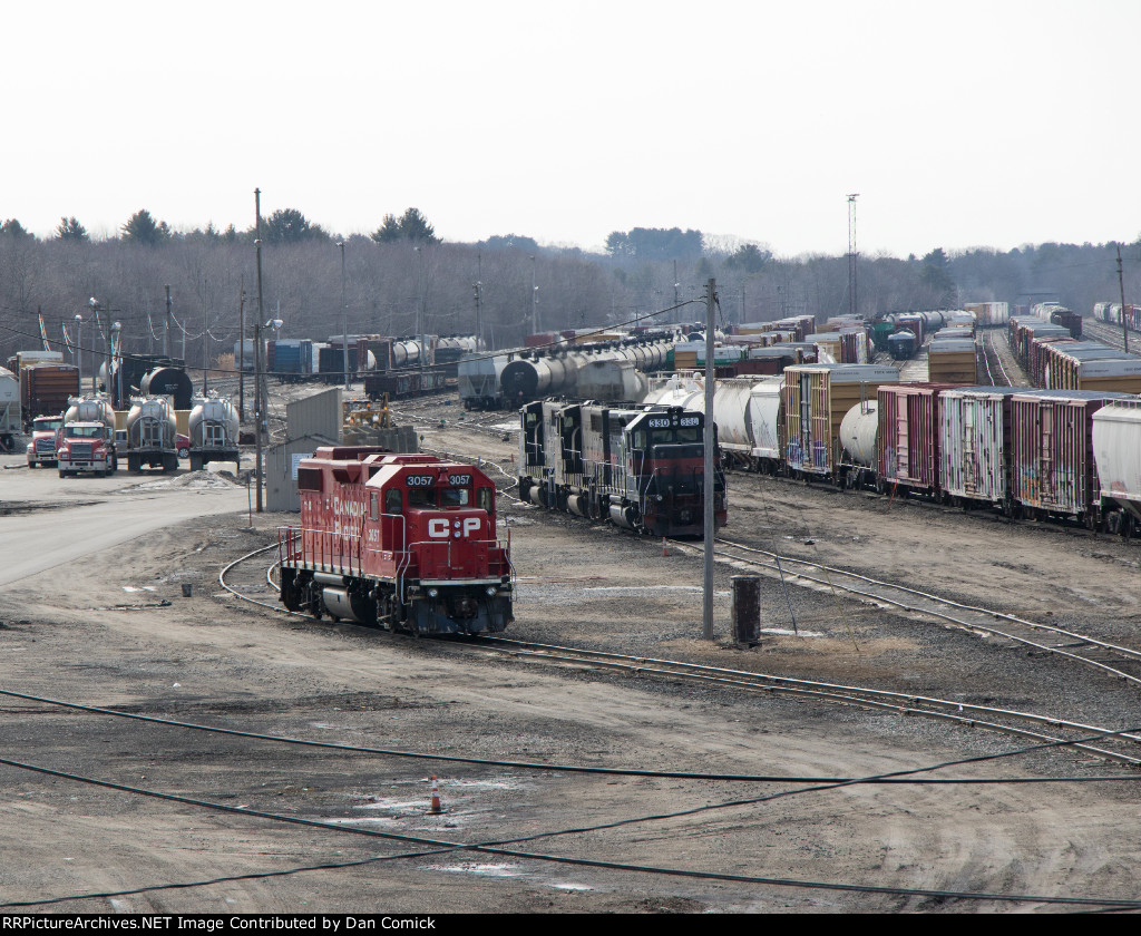 CP GP38-2 at Rigby Yard